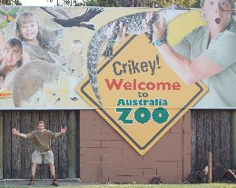Chris Rehberg at Australia Zoo